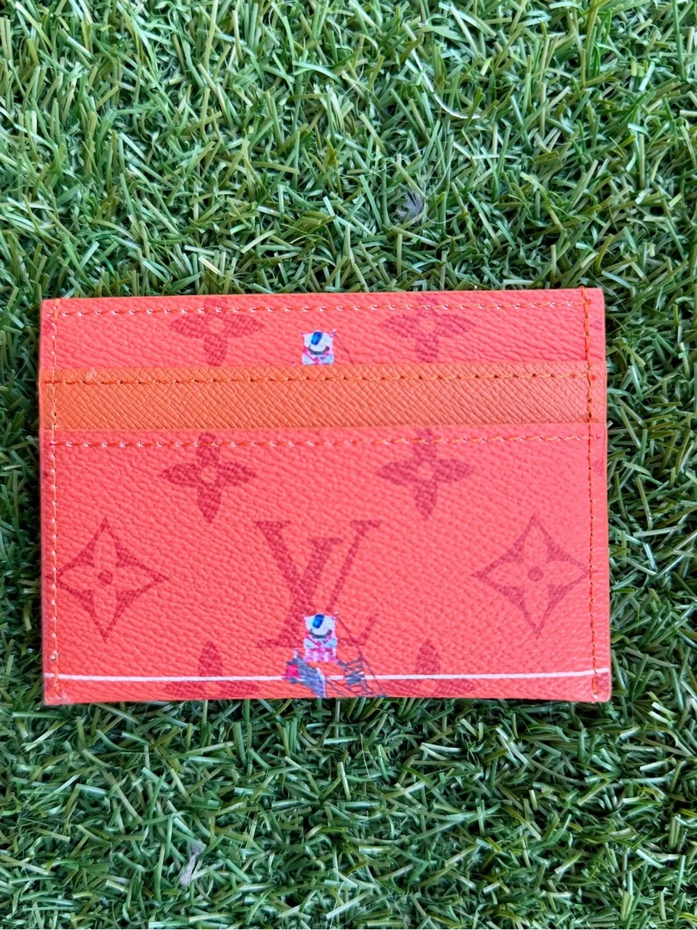 LV tennis double card holder